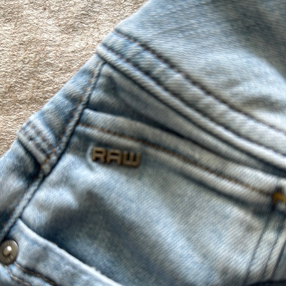 G-Star Light Blue Women's Jeans LYNN Mid Skinny Sz 29x32 - Picture 7 of 7